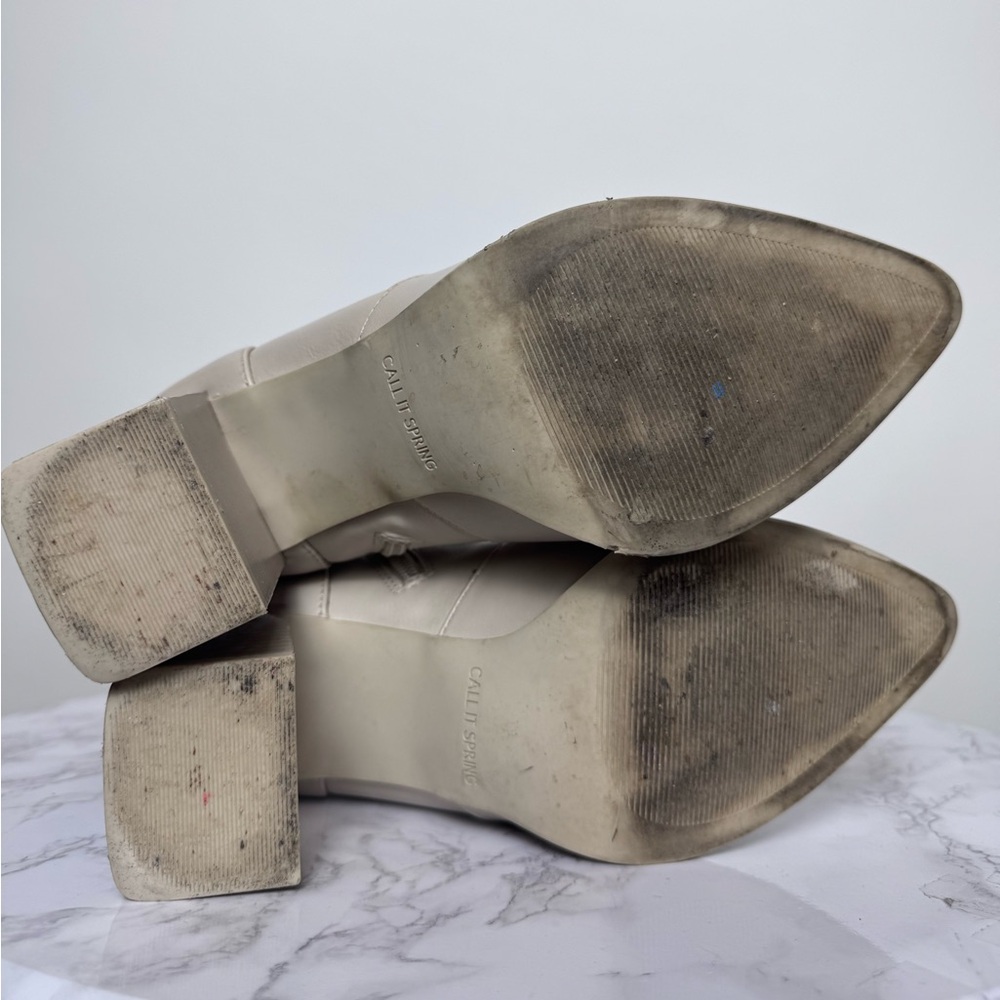 ❌SOLD❌ Call It Spring Cream Booties - Picture 8 of 10